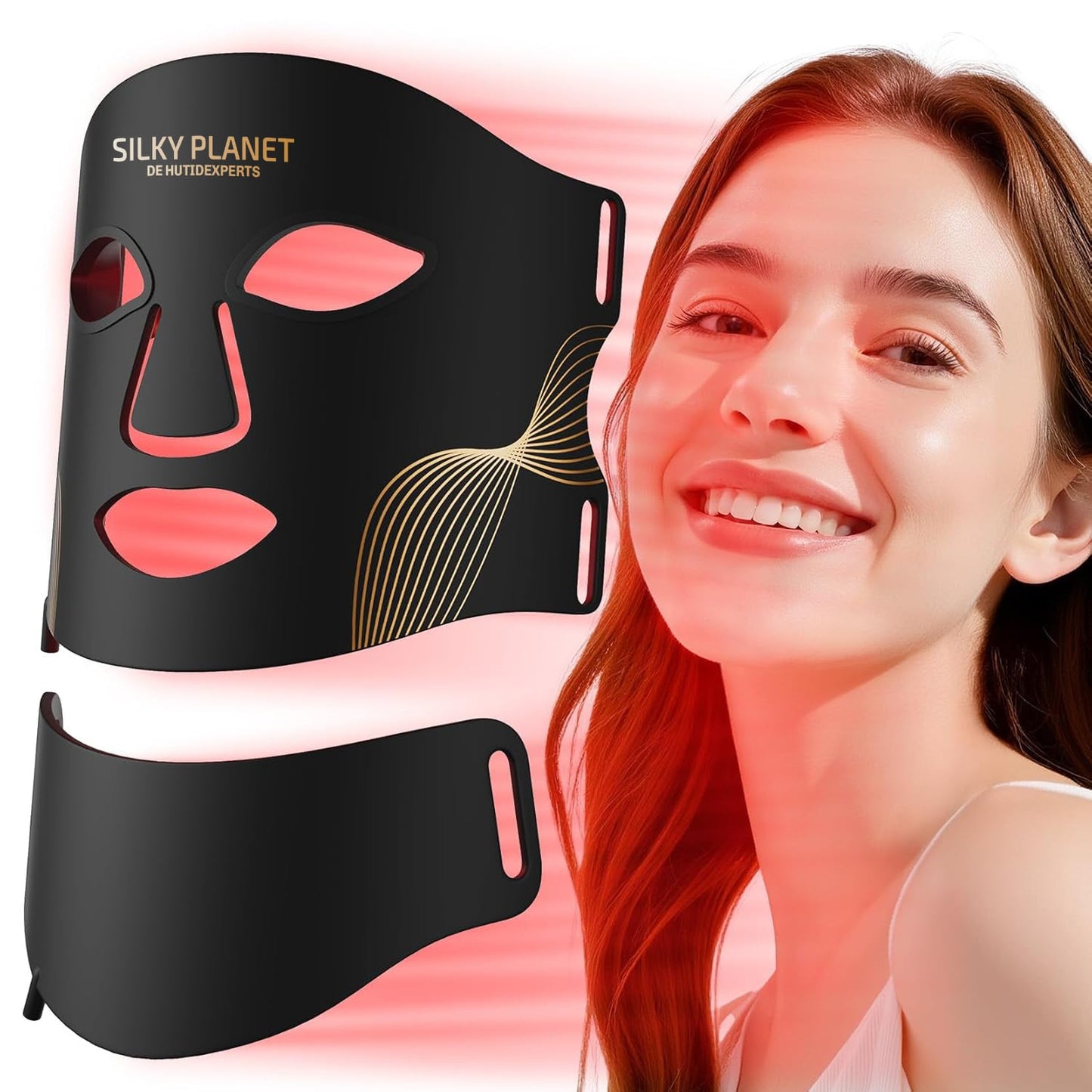 LumiGlow - Flexible LED Face Mask
